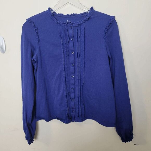 Boden Button-down top Long Sleeves Blue 13-14Y - Picture 1 of 5